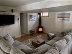 lower level, smart tv, gas fire, queen hideabed